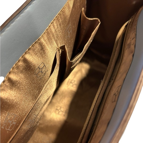 IMAN Global Chic convertible flap handbag with a floral design on the flap - Picture 9 of 14